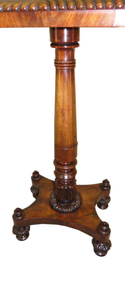 English Regency Mahogany Oblong Occasional Lamp Table