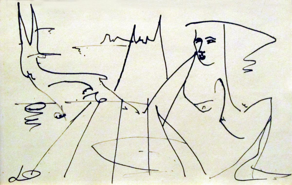 Female Study, Salvador Dali (1904-1989)