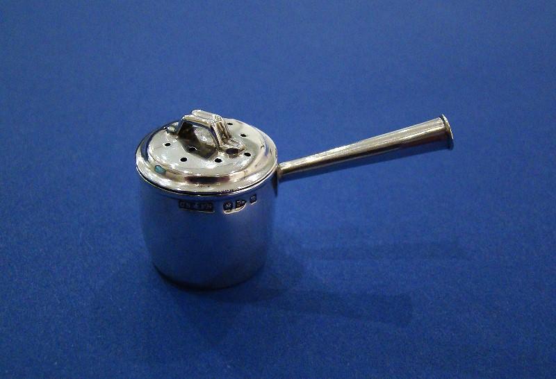 Victorian Silver Miniature 'Saucepan' Pepperette