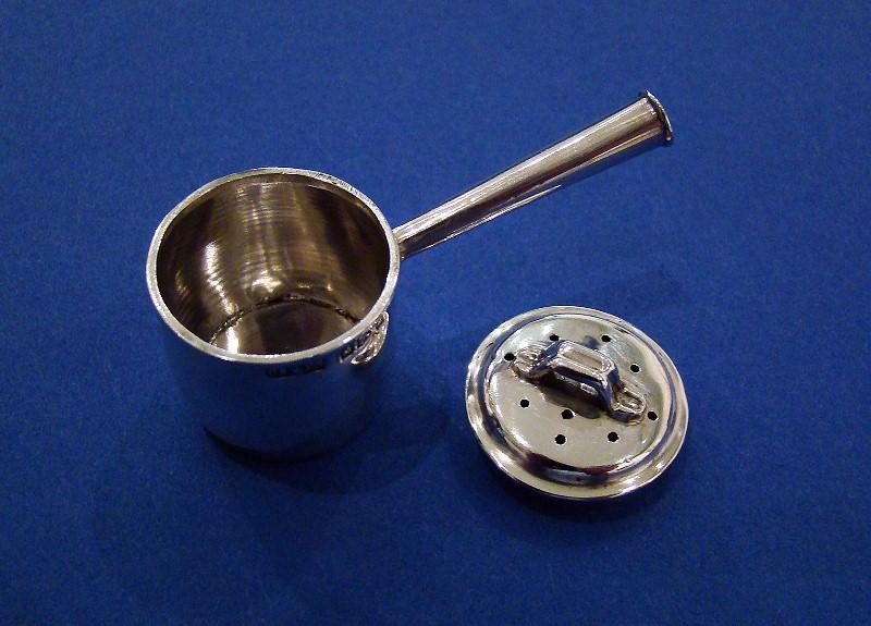 Victorian Silver Miniature 'Saucepan' Pepperette