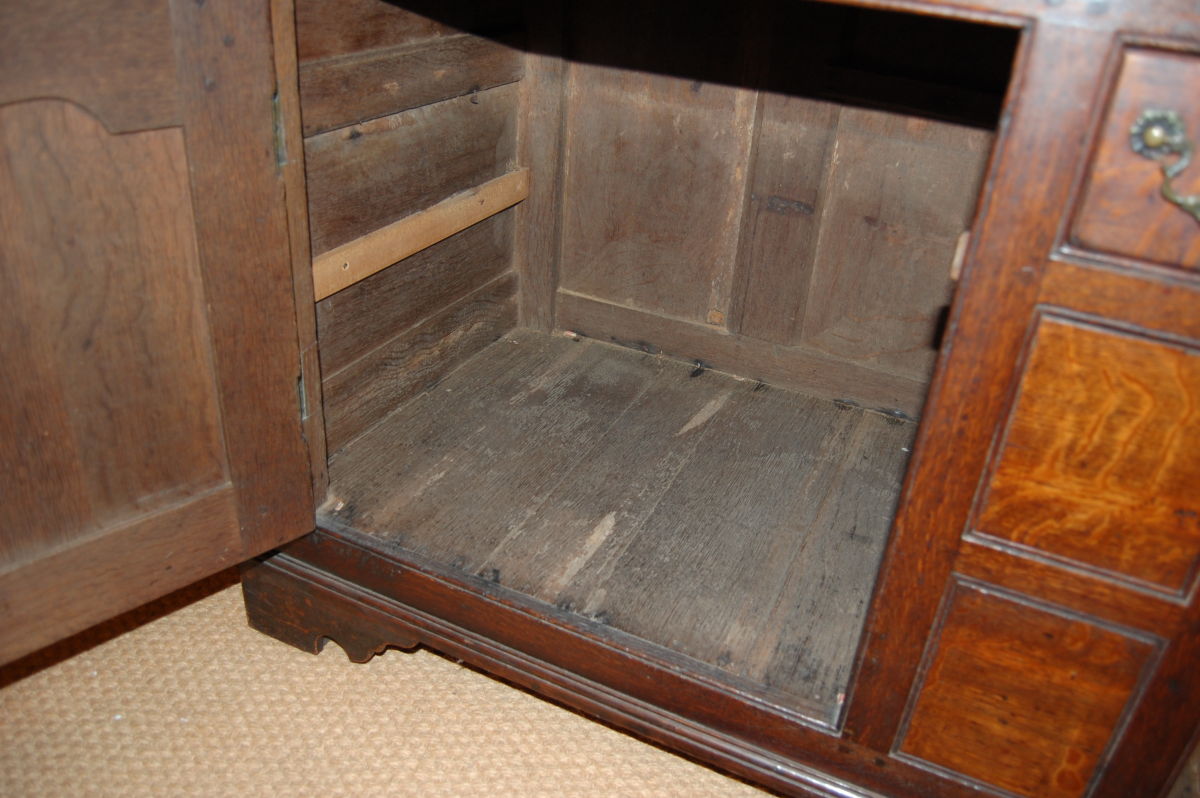 North Wales Georgian Oak Cupboard Base Dresser