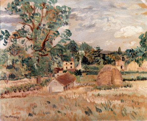 Landscape in Gloucestershire, H.E. Du Plessis (b.1894)