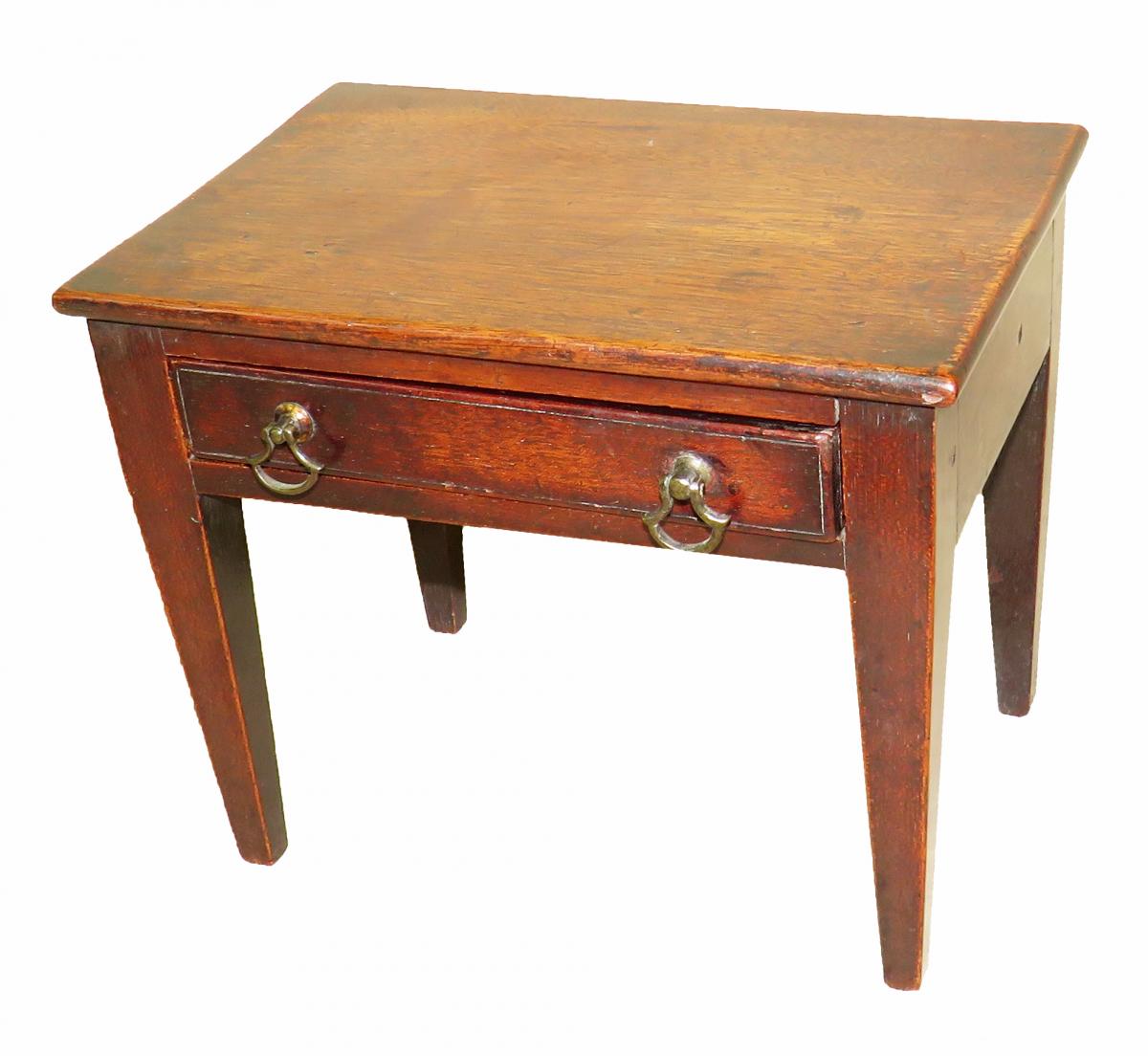 18th Century Antique Mahogany Miniature Side Table