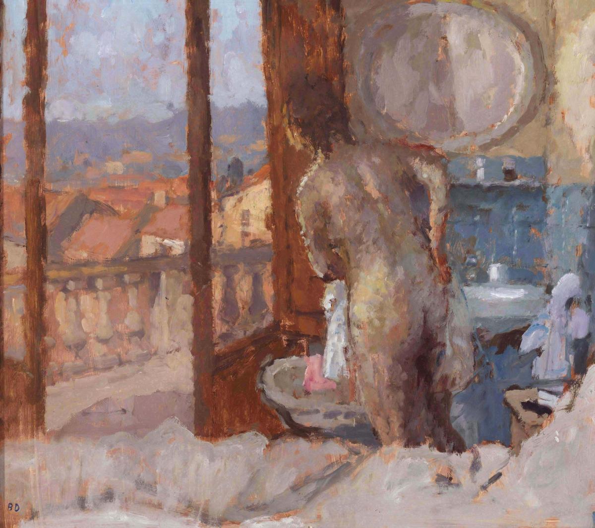 Balcony Room, San Gimignano, Bernard Dunstan R.A., R.W.A., N.E.A.C. (1920-2017)