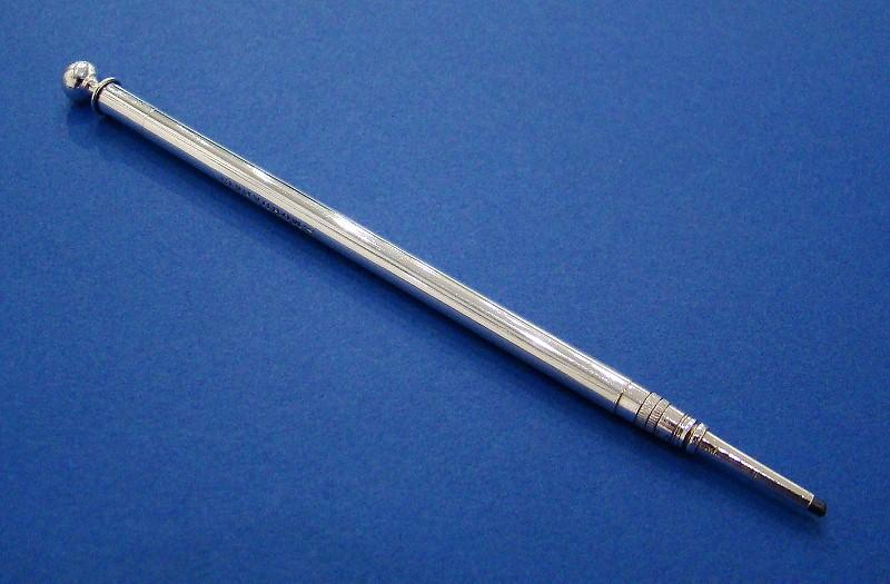 Victorian Silver 'Slim' Propelling Pencil