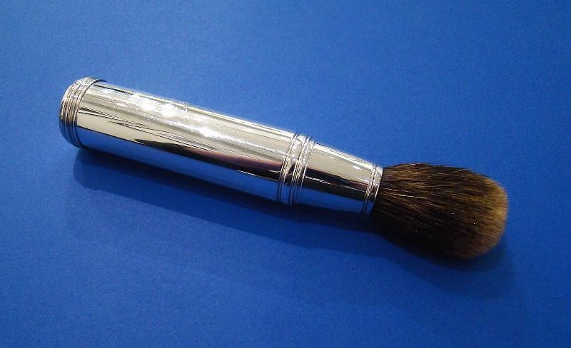 Victorian Silver Travelling Shaving Brush