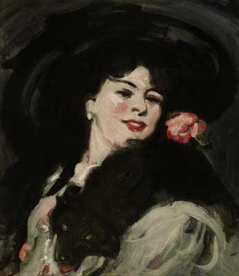 Mademoiselle O, John Duncan Fergusson R.B.A. (1874-1961)