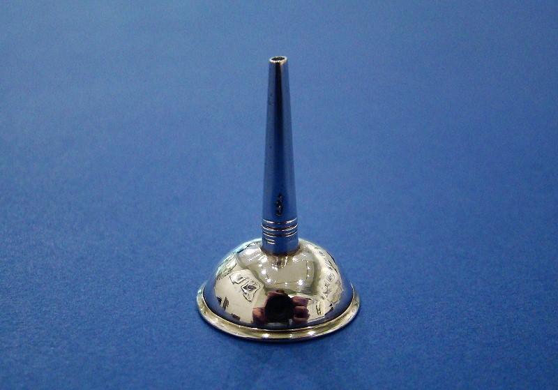 Small George III Silver Scent Bottle Funnel