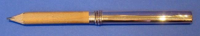 Edwardian 9ct Gold Carpenter's Pencil