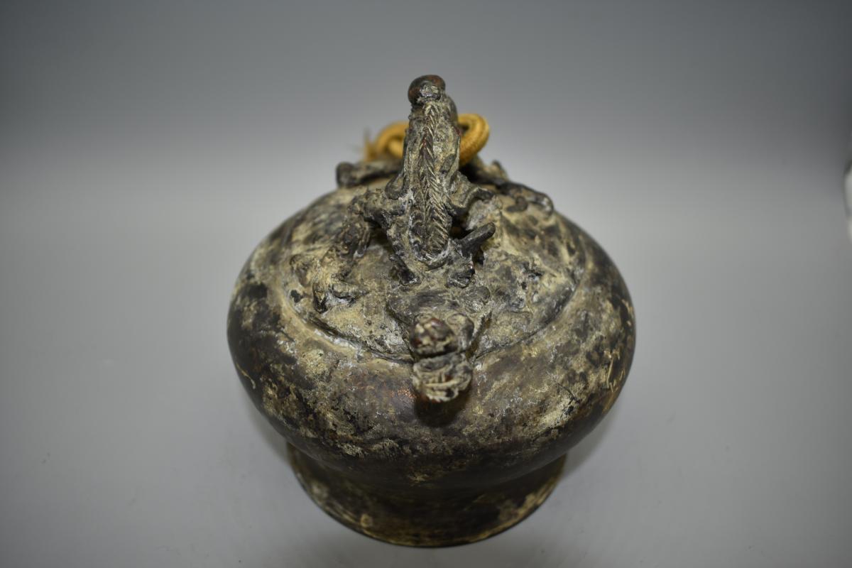 A rare bronze dragon bell