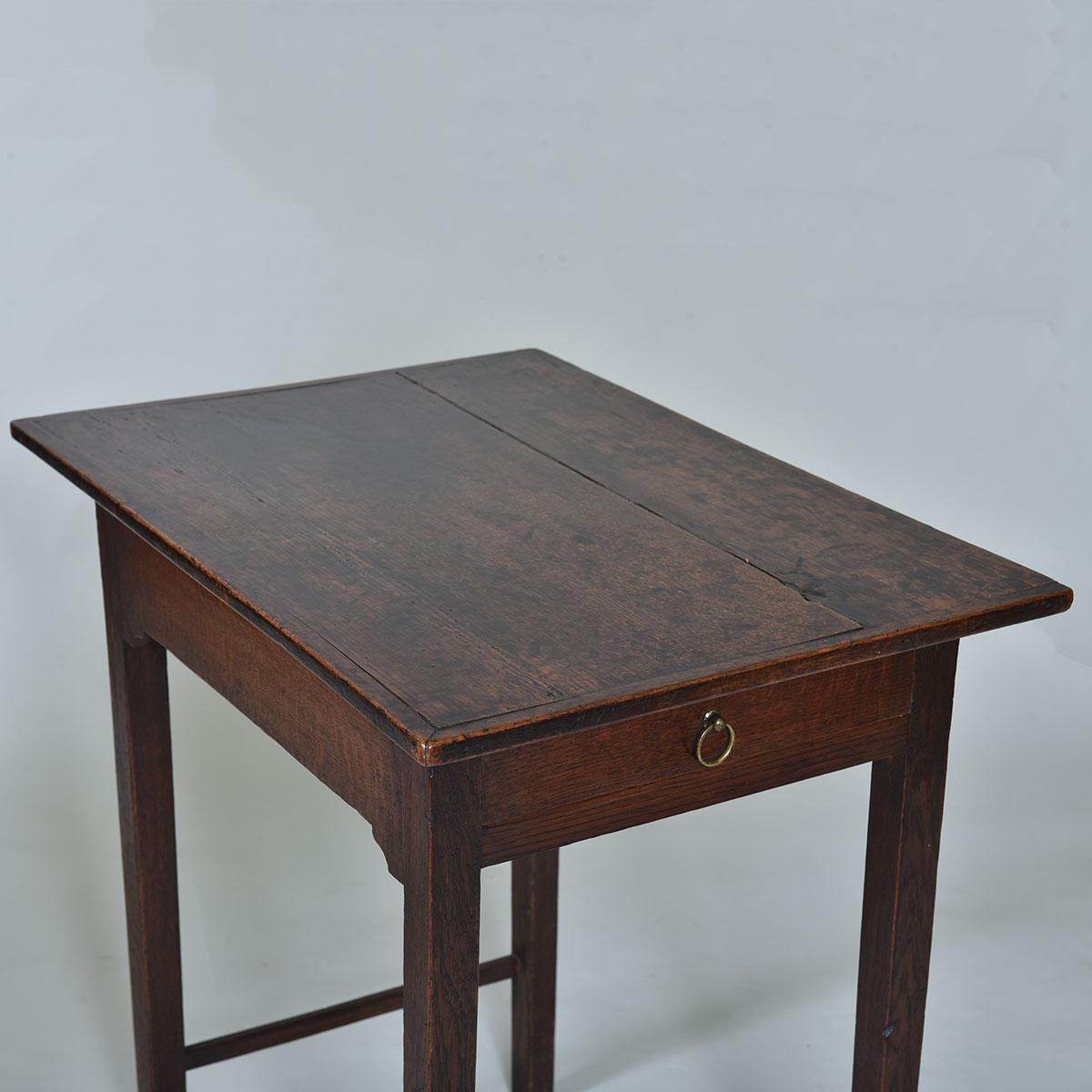 18th century Small Oak Side Table