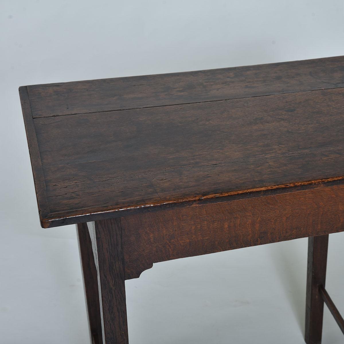 18th century Small Oak Side Table