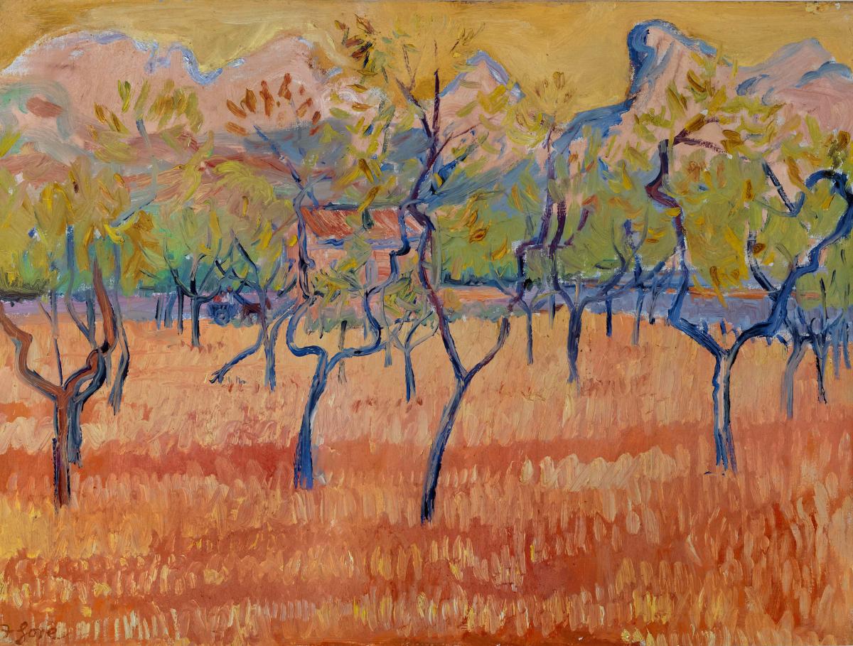 Almond Trees, Majorca, Frederick Gore C.B.E., R.A. (1913-2009)