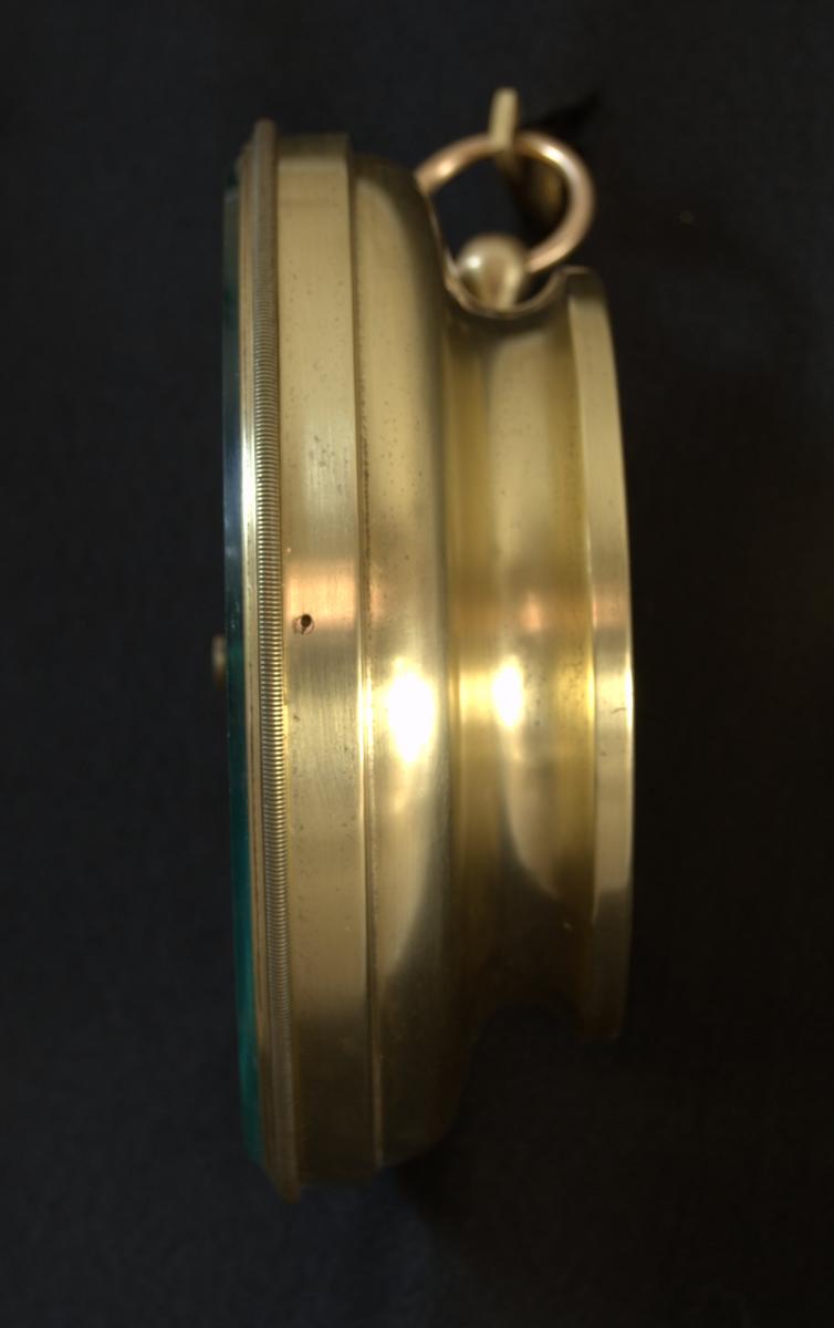 PHNB - Paris. Rare brass-cased 'Typhoon Barometer' c1870