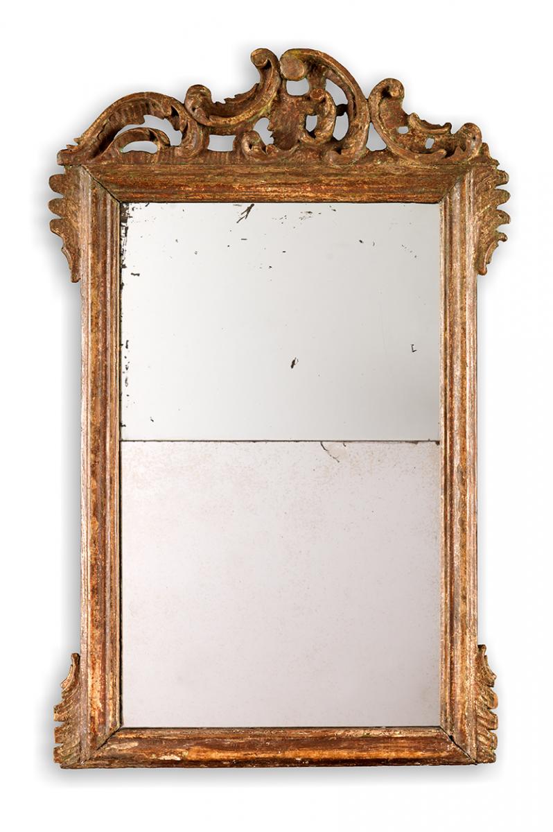 Provincial Carved Rococo Mirror
