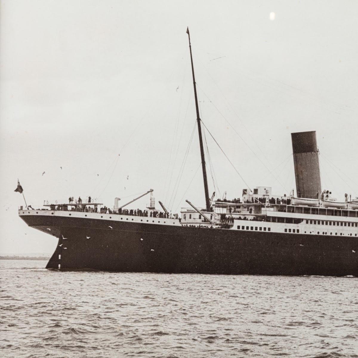 An original photograph of R.M.S. Titanic by Beken of Cowes