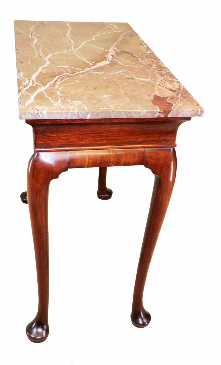 Georgian 18th Century Walnut & Marble Centre Table