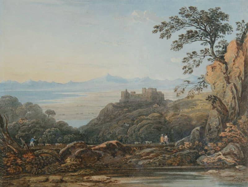 Harlech Castle, North Wales, John Varley (1778-1842)
