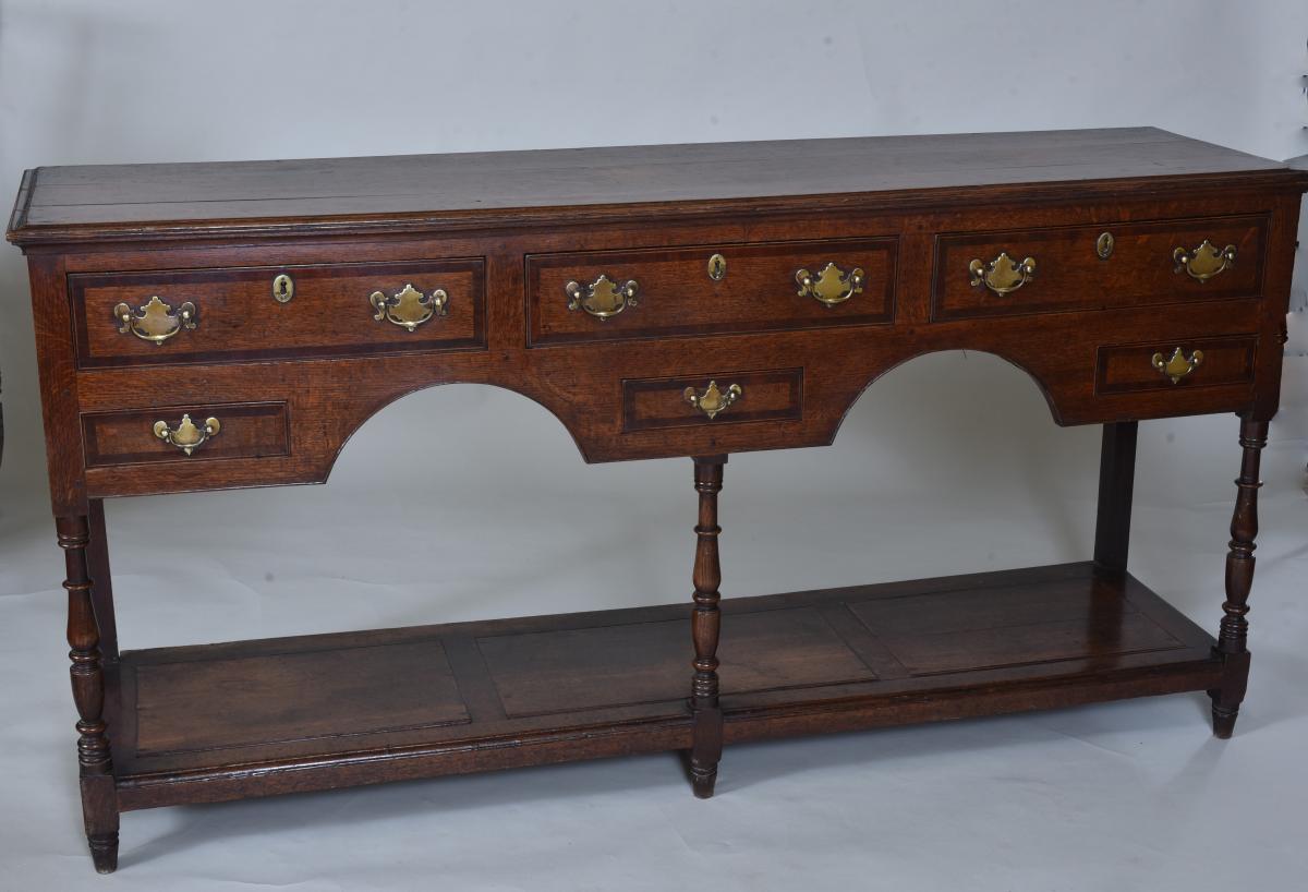 Late 18th century Oak Potboard Dresser