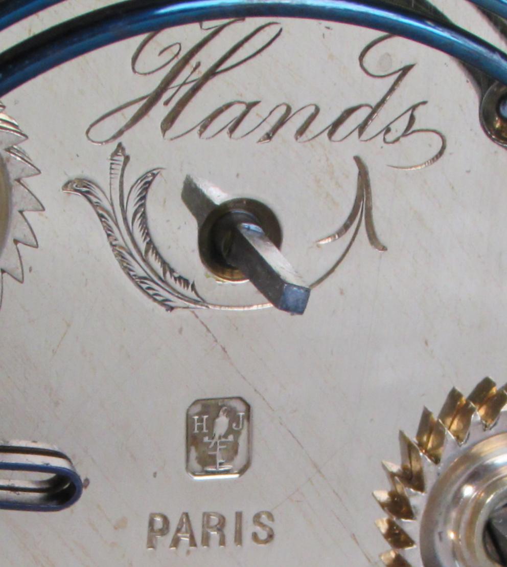 Henri Jacot grande-sonnerie bambu carriage clock signature