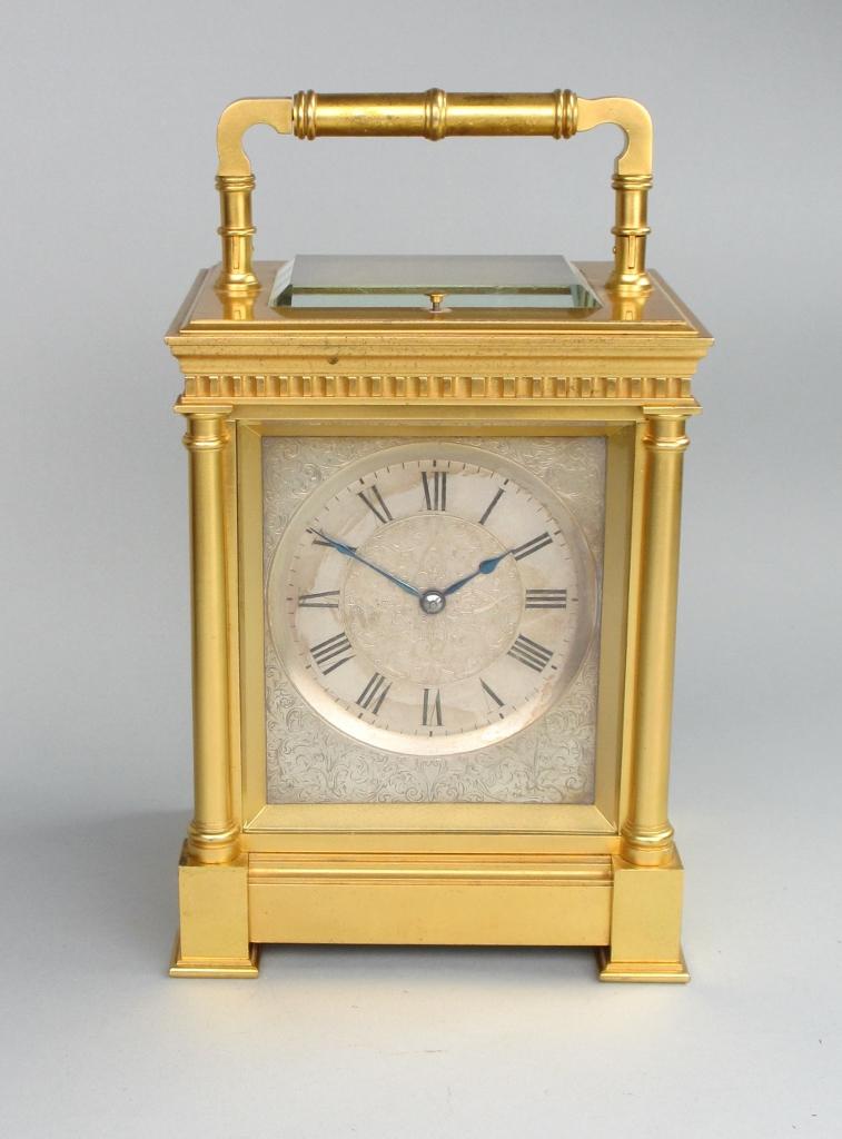 Drocourt Paris giant grande-sonnerie carriage clock 2