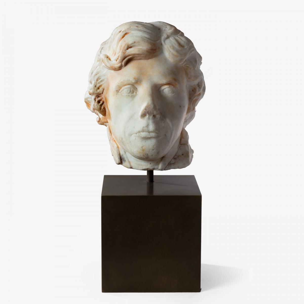 A Marble Head of Admiral Lord Nelson