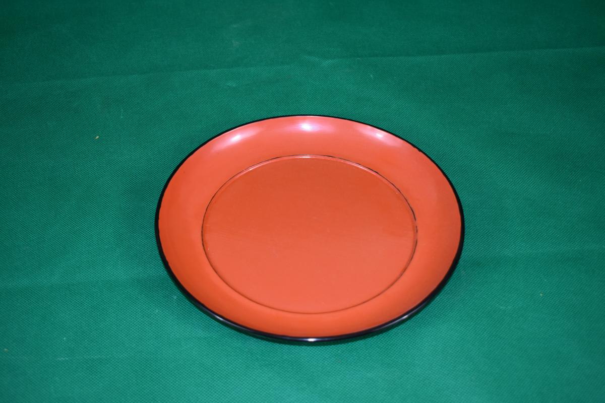 Negoro Lacquered Dish Tray
