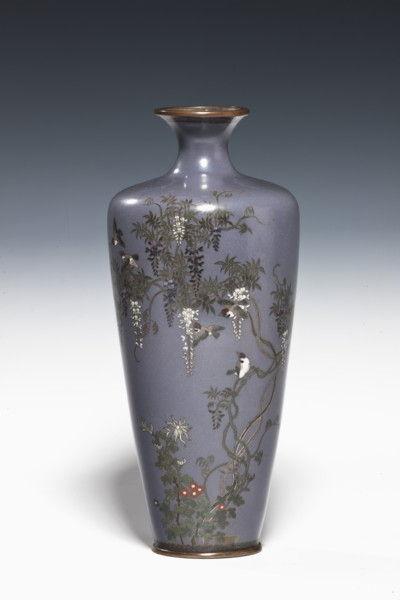  Japanese cloisonne vase, Meiji period