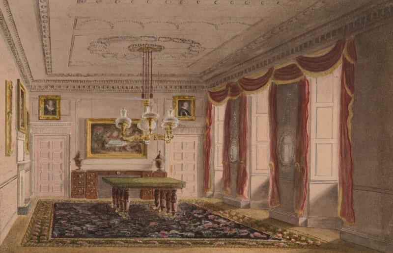 The dining room, Fairford Park, Gloucestershire, English School, mid 19th century