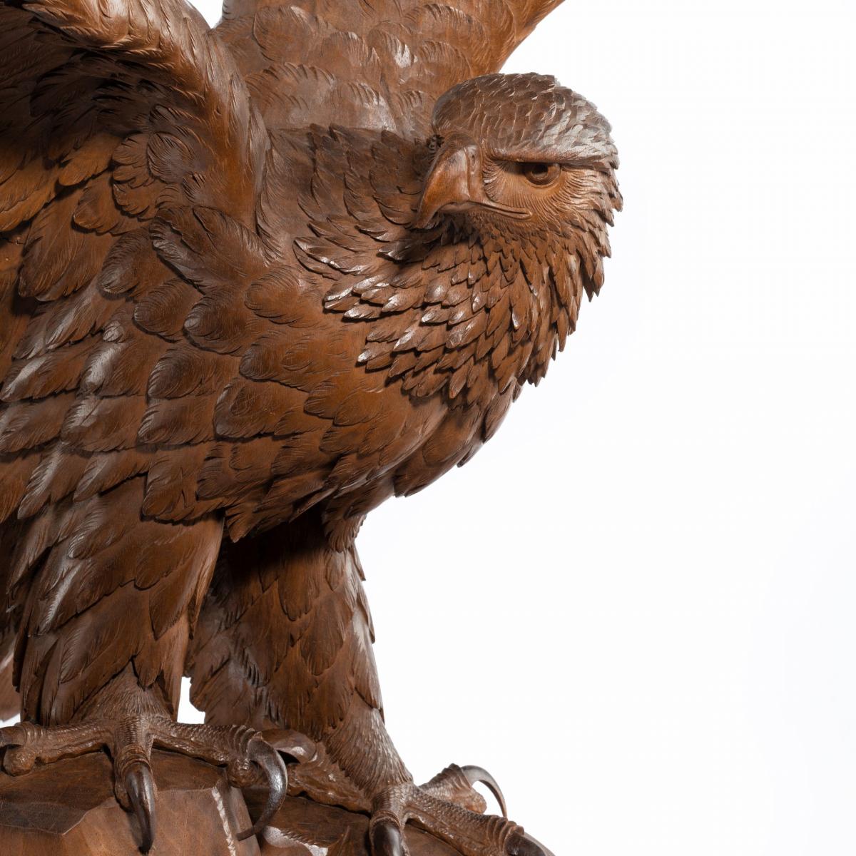Black Forest walnut eagle