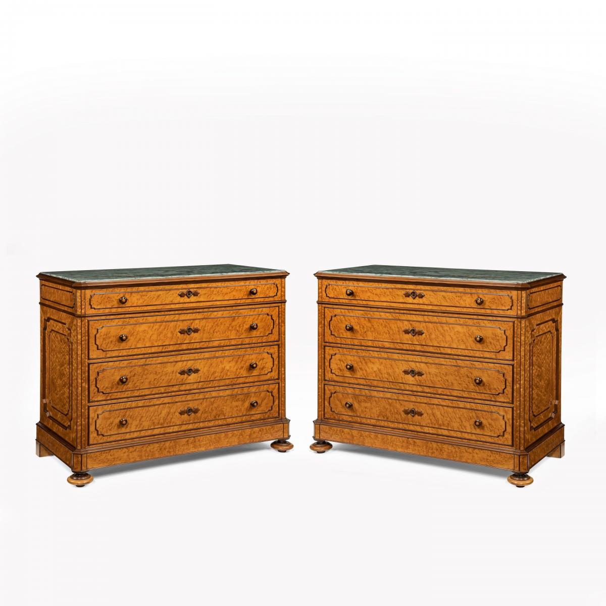 Pair of commodes by Zignago and Picasso