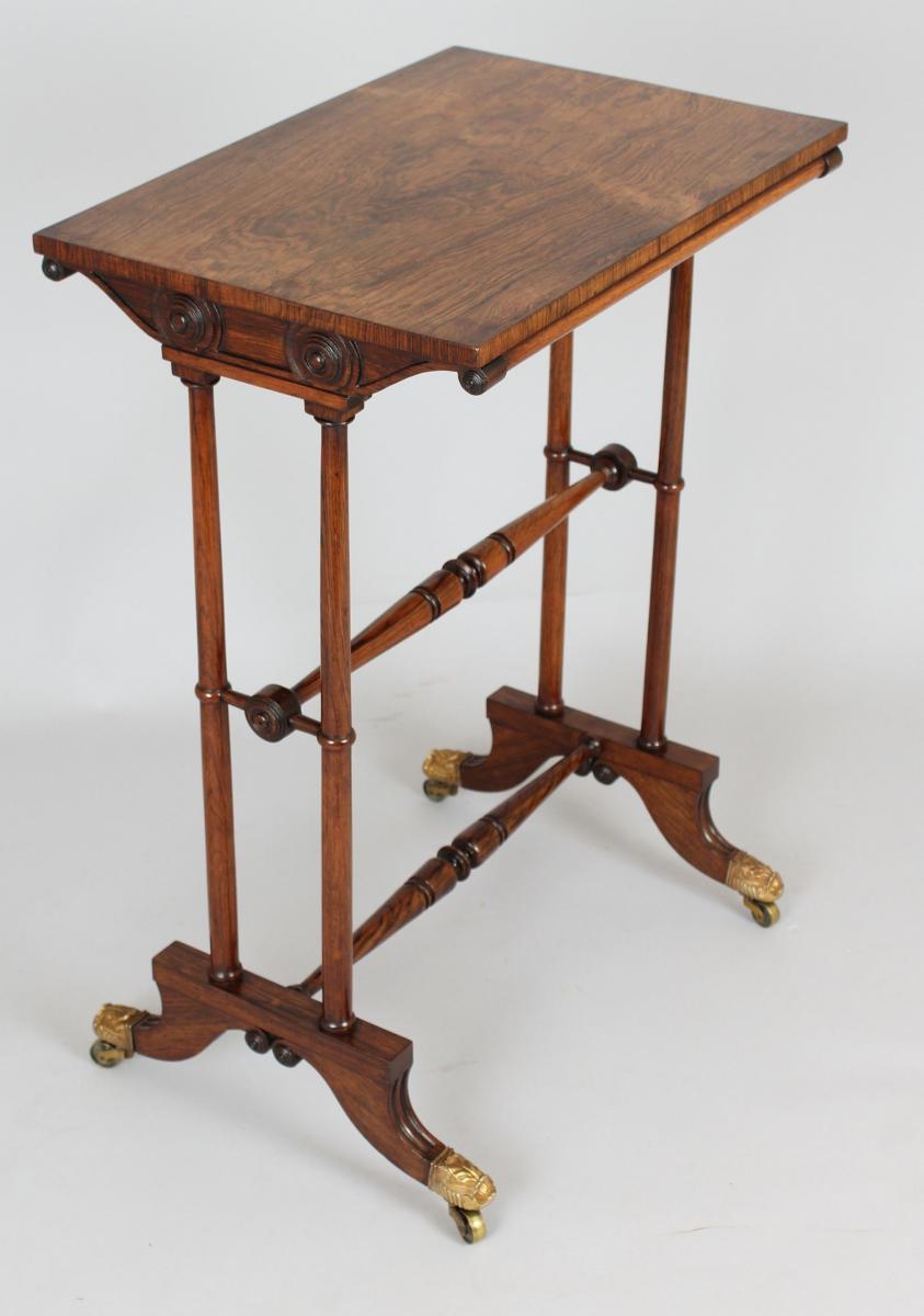 George IV period rosewood occasional table