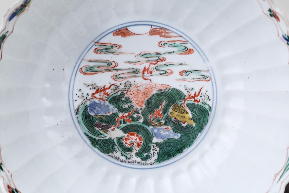 Famille Verte Chinese Imari Bowl