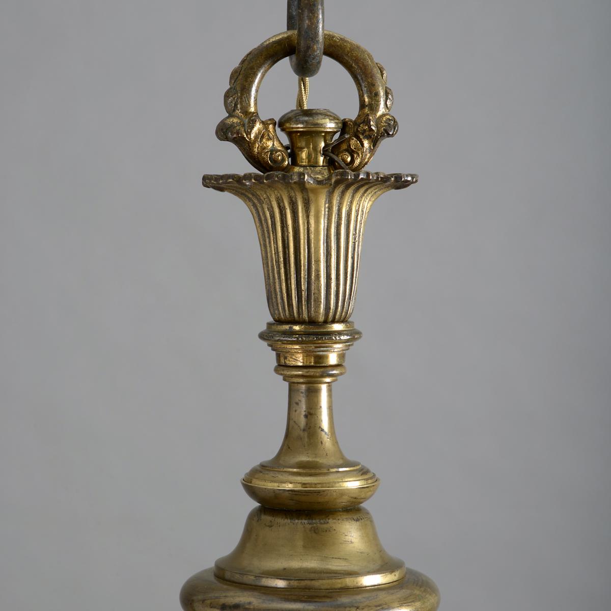 George IV Lacquered Brass Chandelier