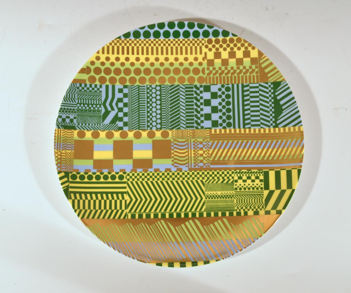 Sir Eduardo Luigi Paolozzi Wedgwood Plates, Variations on a Geometric Theme, One of Two Hundred Sets Made-Set of Six