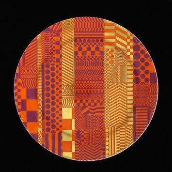 Sir Eduardo Luigi Paolozzi Wedgwood Plates, Variations on a Geometric Theme, One of Two Hundred Sets Made-Set of Six