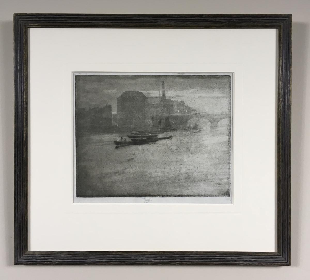 Joseph Pennell - The Thames, 1894 - aquatint