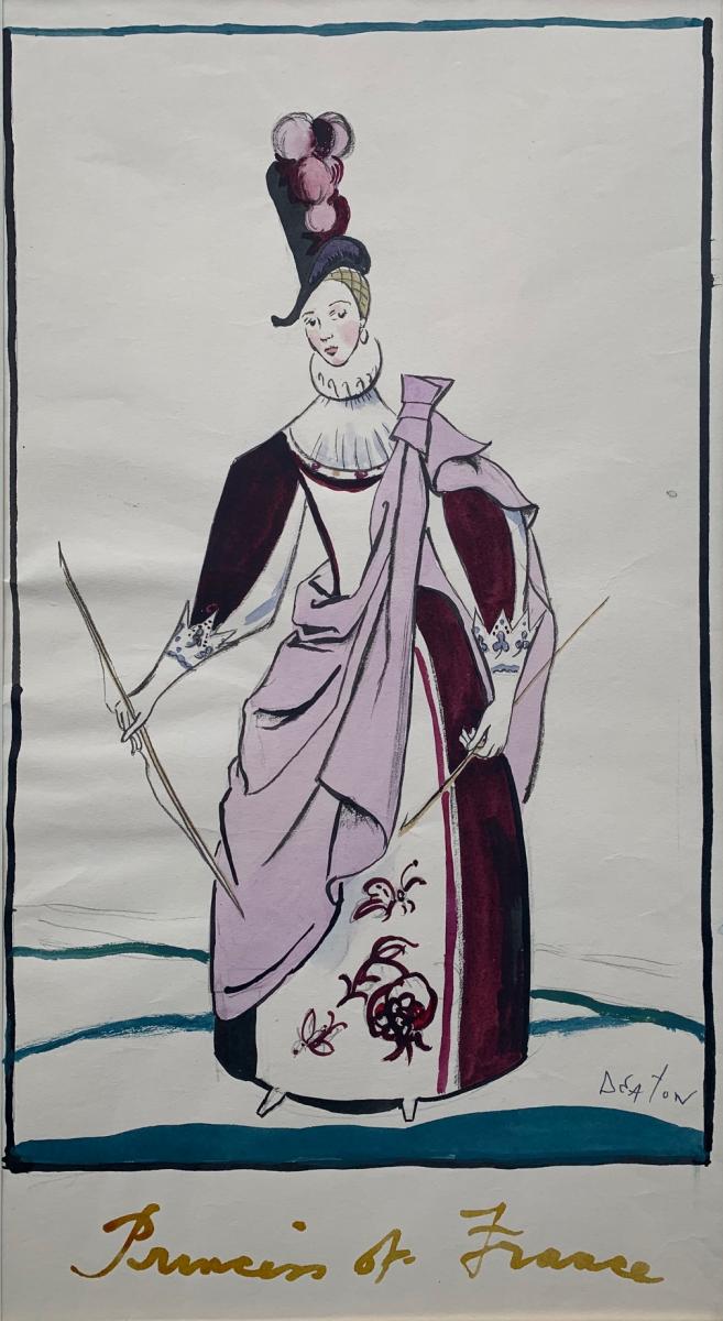 Princess for Love's Labour's Lost, Sir Cecil Beaton (1903-1980)