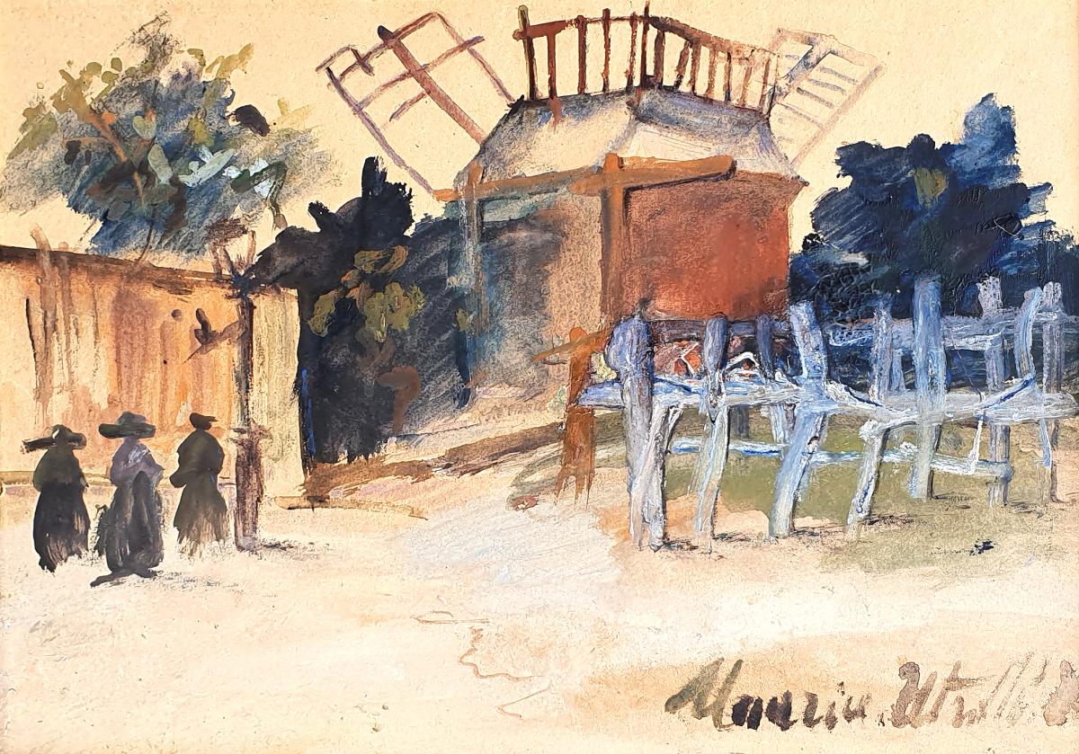 Maurice Utrillo (1883-1955), Moulin de la Galette, Montmartre, Paris