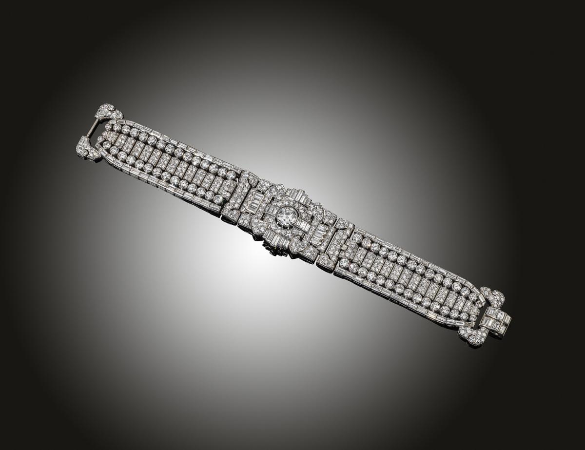  Art Deco Diamond Bracelet by Drayson
