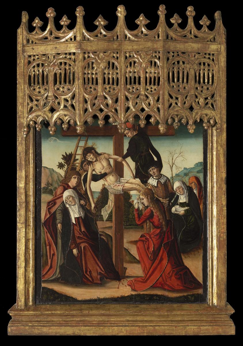 The Descent from the Cross, Francisco de Osona  (c. 1465 – Valencia – c. 1514)