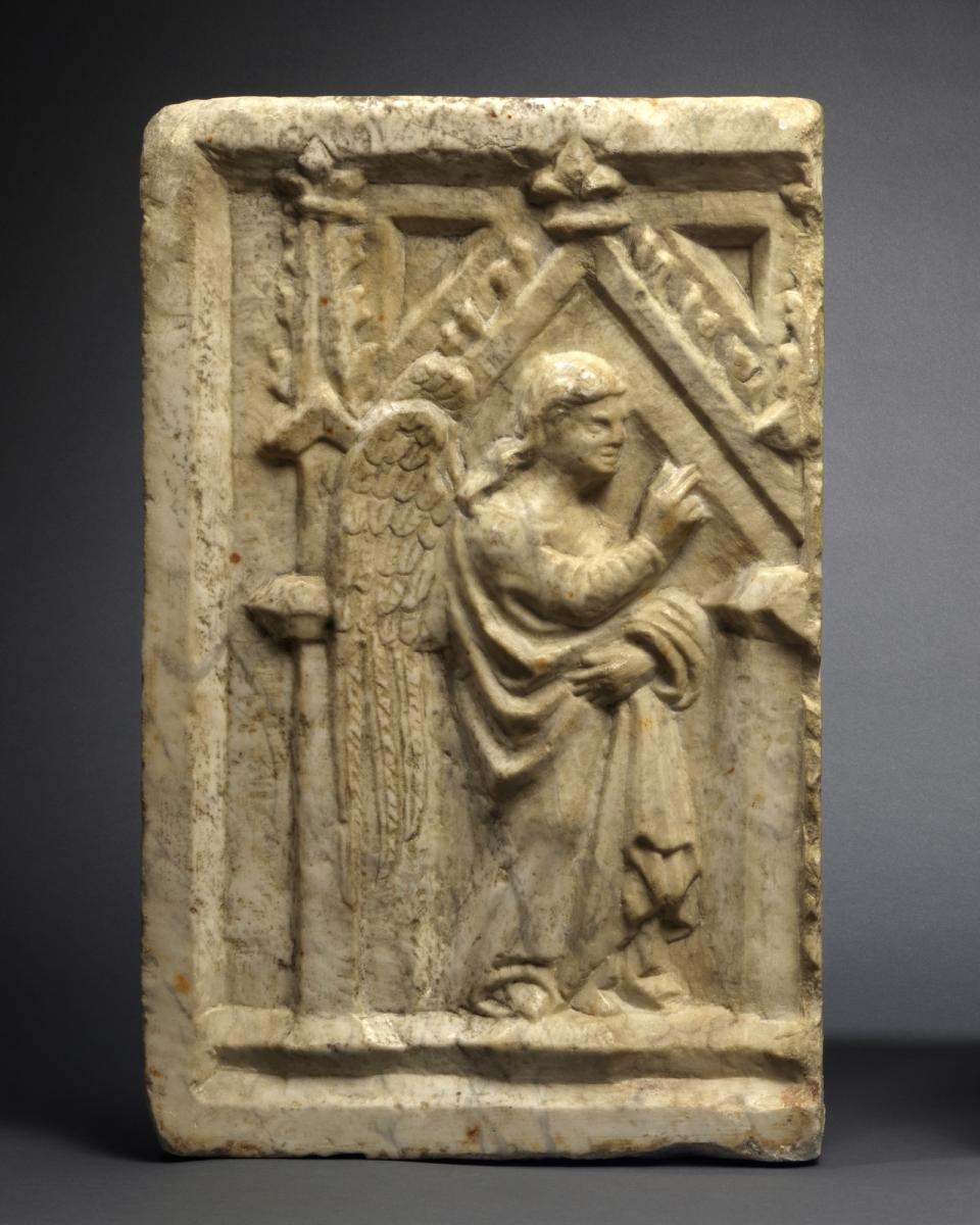 A Pair of Reliefs with the Angel Gabriel and Virgin of the Annunciation