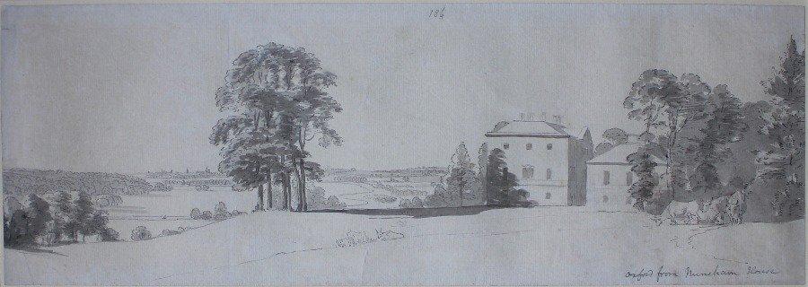 Oxford from Nuneham House, the seat of the Earl of Harcourt, Paul Sandby, R.A. (1731-1809)