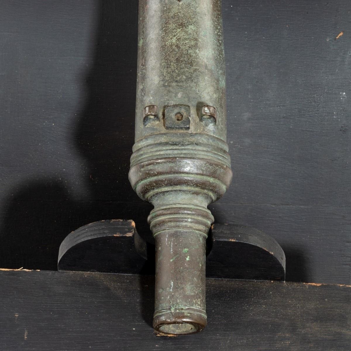 A late 18th century bronze Lantaka cannon