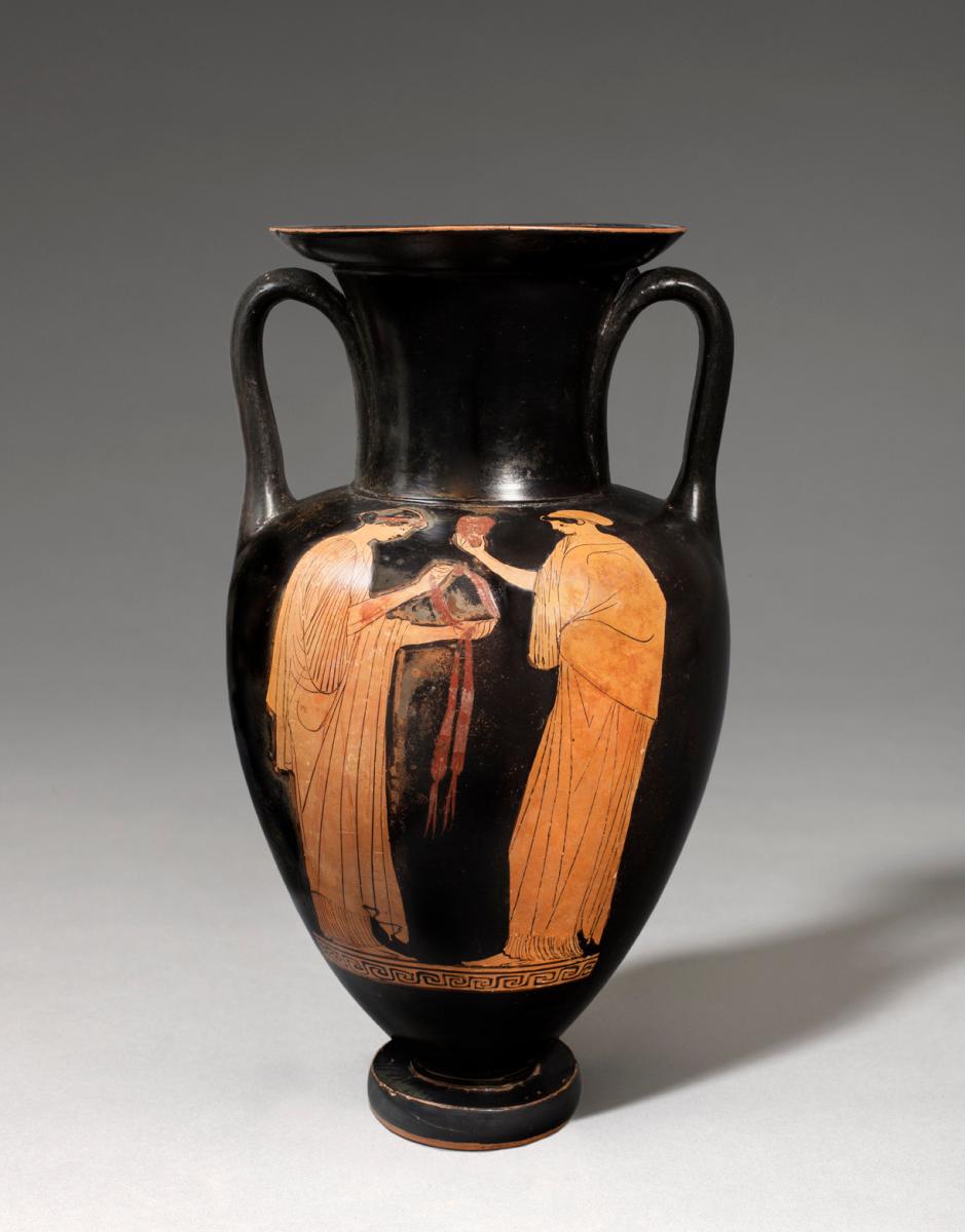 Greek Attic Red-Figure Nolan Amphora, 470-460 BC