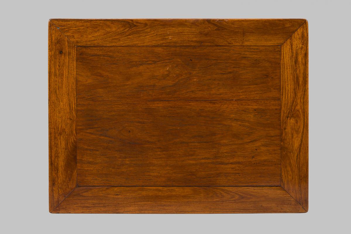 A huanghuali small rectangular kang table - above