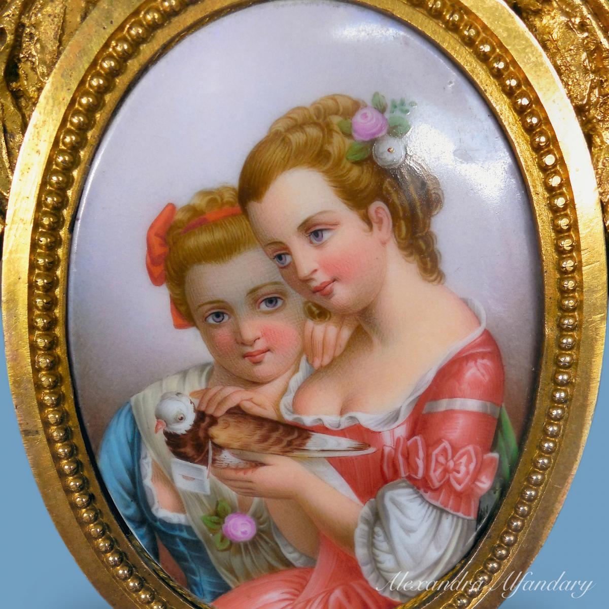 A Delightful Small Meissen Porcelain Plaque | BADA