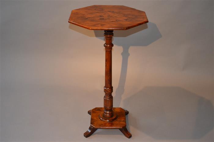 A William IV Yew Wood Kettle Stand
