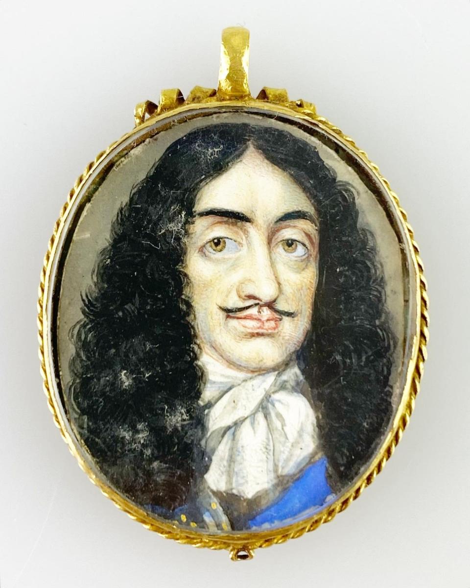 Miniature of Charles II. English, second half of the 17th century