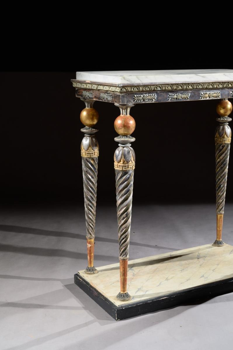 A Fine Swedish late Gustavian Console Table, Early 19th Century attributed to Jonas Frisk (active in Stockholm 1805 -1824)